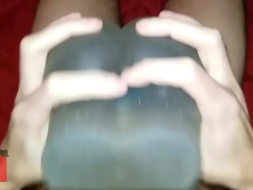 Super tight toy make my big fat white cock cum hard!